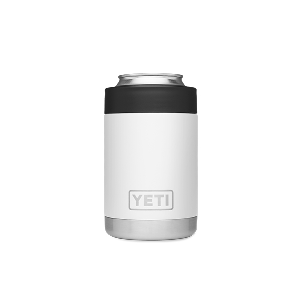 YETI Rambler Colster Stainless Steel White Bottle/Can Holder at